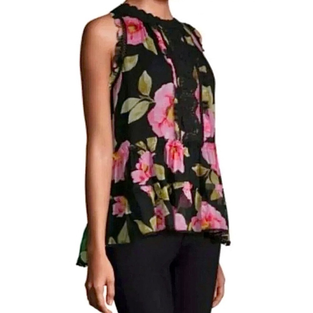 Kate Spade Floral Silk Top